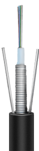GYXTW Армированный наружный оптический кабель с центральной трубкой